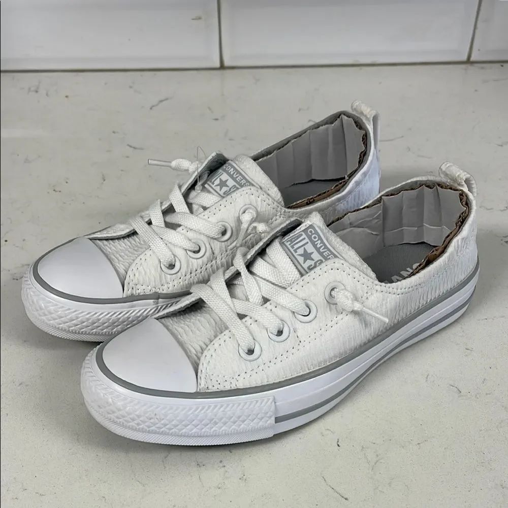 Converse Chuck Taylor All Star Shoreline Slip-On White/White/Wolf Grey, US 6